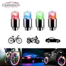 4pce Car Auto Wheel Tire Tyre Air Valve Stem LED Light Caps Cover Accessories US picture