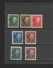 Albania Albanien Albanie 1942 MiNr 322-328 MNH** 3 years Unification 2 Kingdoms picture