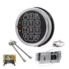 Electronic Safe Lock Replacement Keypad with Solenoid Lock & 2 Override Keys picture