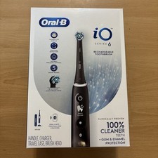 NEW Factory Sealed - Oral-B iO Series 6 Electric Toothbrush - Black Lava picture