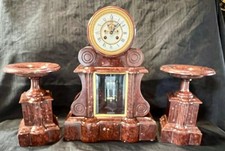 Antique french clock garniture picture