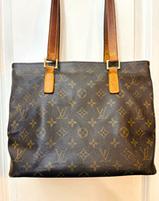 ⁠Louis Vuitton Monogram Cabas Piano Tote M51148 Vintage Shoulder Bag France 2002 picture