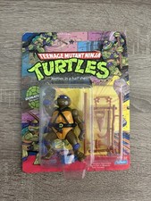 TMNT 1988 Donatello Action Figure Playmates 10-Back Unpunched picture