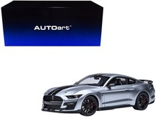 Autoart 73096 1/18 Ford Mustang Shelby GT500 Iconic Silver Metallic picture