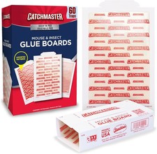 Catchmaster Extra Sticky Mouse & Insect Glue Boards, 5.3x8in, Pesticide-Free picture