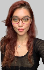Tom Ford TF 975520 56mm Oversized Brown Purple Women's Eyeglasses Frame picture