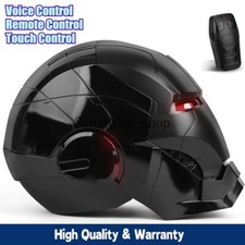 2026 Iron Man Full Black MK5 Helmet Electronic Wearable Voice-control Mask New picture