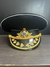 UKRAINE, Peaked cap ADMIRAL COMMANDER, Navy Ukrainian Naval Forces Visor hat picture