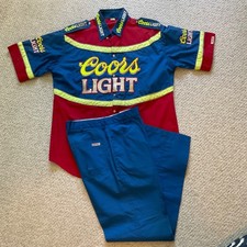 Nascar Kyle Petty 1996 Coors Light Pit Crew Uniform Shirt and Pants picture