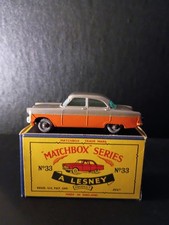 Matchbox #33A Ford Zodiac MKII Sedan 1957 VN/MINT In Orig C Box picture
