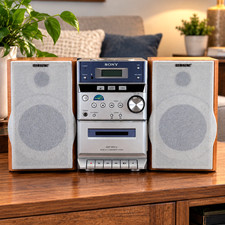 Sony CMT-EP313 Micro Hi-Fi Stereo System w Speakers, Remote, Manual – Tested picture