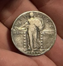1927-D Standing Liberty Quarter 25C Silver .900 Denver Business Strike KM#145 picture