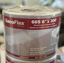GacoFlex 66S Reinforcing Polyester Mesh Tape 6” x 300’ Roll for  Roof Silicone  picture