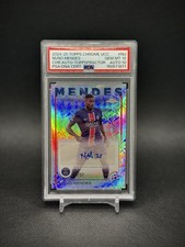 Nuno Mendes 2024-25 Topps Chrome UEFA Toppsfractor /52 PSA 10/10 PSG picture