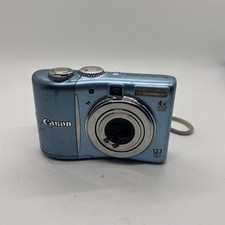 Canon PowerShot A1100 IS Sky Blue Digital Camera Rare Y2K Digicam - Tested Works picture