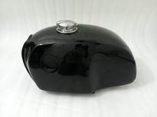 BMW R100 RT RS R90 R80 R75 BLACK PAINTED STEEL PETROL FUEL GAS TANK +CAP | Fit picture