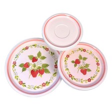 Vintage 12 Pc Mikasa Country Store Berry Patch Dinnerware Set Strawberry Japan picture