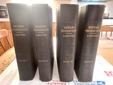1926 Western Massachusetts: A History 1636–1925 Volumes I, II, III & IV complete picture