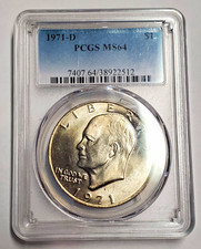 1971-D Eisenhower Dollar $1 - PCGS MS64 picture