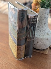 RAWLINGS SOUTH MOON UNDER 1933 + CROSS CREEK 1942 SCRIBNERS LOT 2 HC DJ FLORIDA picture