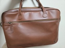 NWT Mahi Compact Laptop Satchel Brown Leather  picture