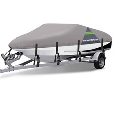 20ft 21ft 22ft Boat Cover Heavy Duty Waterproof Marine Grade For V-Hull Runabout picture