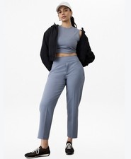 ATHLETA Endless High Rise Pants Blue Women's 12 Athleisure Travel Office Stretch picture