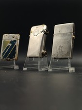 Lot 3 Automatic Lighters Collection FLATTY , Thorens, HW Hahway  (2 For Repair) picture
