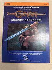 TSR 1984 Advanced Dungeons & Dragons Conan Against Darkness #9124 Complete Book picture