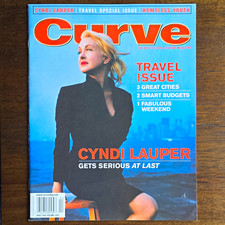 Curve Magazine April 2004 Vol 14 Issue 4 Cyndi Lauper Cover Travel Issue picture