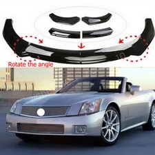 Add-on Universal For Cadillac XLR 2004-09 Front Bumper Lip Splitter Glossy Black picture