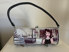 Vintage Little Earth Swarovski Crystal metal Handbag Purse Y2k era picture