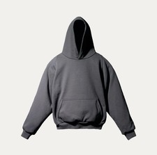 Yeezy × Gap Engineered by Balenciaga Logo 55 Shrunken Hoodie Black Size XXL ⭐️ picture
