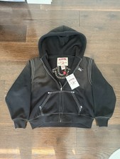 Supreme x True Religion Black Full Zip Hoodie  Sz S picture