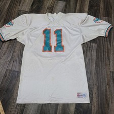 Vintage 80s Jim Jenson #11 NFL Miami Dolphins Player Issued Jersey Size Large picture