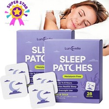 Lunavelle SLEEP PATCHES 28 Pieces Natural Lavender Fast-Acting Deep Sleep Patch picture