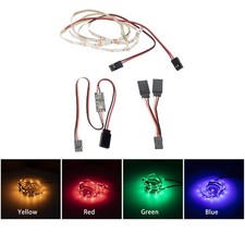Remote Control LED Light Strip Kit For RC Fixed Wing Airplane Flying Wing Plane[ picture