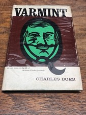 Varmint Charles Boer Vintage 1972 Poetry Book William Clarke Quantrill SIGNED picture
