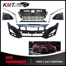Fits 2023-2024 Nissan Altima S SL SV Front Bumper Grille W/ Fog Cover Trims Set picture