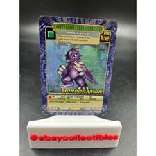 Bandai Digimon Monodramon BO-272 Rookie Level Mini Dragon Vaccine 2002 Card picture