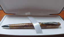 Cross Torero Genuine Italian Desert Diamondback Leather Ballpoint Pen MIB JB4C picture