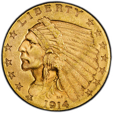 1914 $2.50 Indian Head PCGS MS64+ (CAC) picture