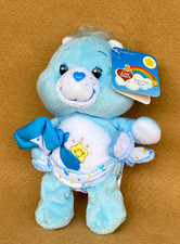 Care Bears 2003 Baby Tugs Bear Blue NEW 7 inch 20th Anniversary Edition picture