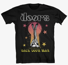 The Doors Back Door Man T Shirt The Doors Black Short Sleeve All Size S To 4XL picture