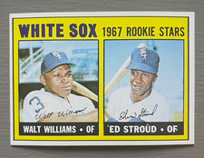 Topps Vintage 1967 Topps White Sox Rookie Stars Williams Stroud #598 RC High # picture