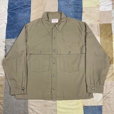 Vtg 60s Filson Union Made Forest Ranger Snap Up Shirt Jacket Mens XL Workwear picture