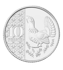 New RARE King Charles III 2026 10p Coin,  Capercaillie 10 Pence. UK picture