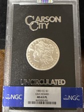 CC GSA 1883-CC Morgan Dollar NGC MS63 PL looks DMPL  1883-CC No Box Or COA picture