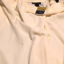 Ashley Stewart Women’s Plus Size 20 Ivory Solid Crepe Polyester Dress Pants picture