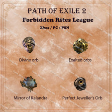 Path of Exile 2 Forbidden Rites League Divine Orb Mirror of Kalandra POE 2 picture
